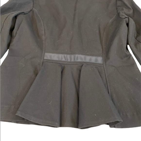 Burning Torch Anthropologie Shabby Chic Black Three Button Blazer Jacket Size S - Picture 5 of 8